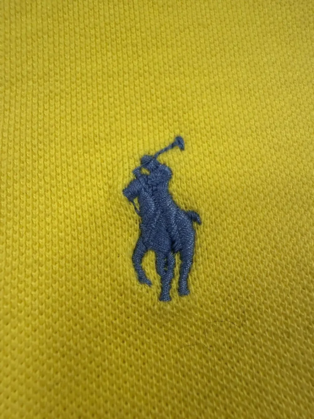 Polo Ralph Lauren Polo Shirt Mens Big 3X Yellow Pony Logo Big Tall Casual Knit